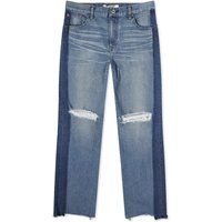 Junya Watanabe Women's Rip Knee Deconstructed Jean in Indigo, Size Small | END. Clothing | End Clothing (US & RoW)