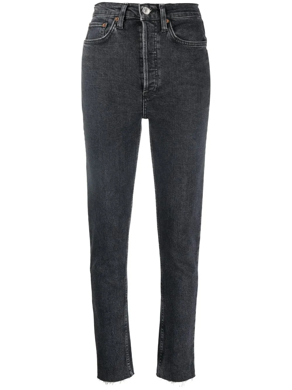 90s high-waist skinny jeans | Farfetch Global