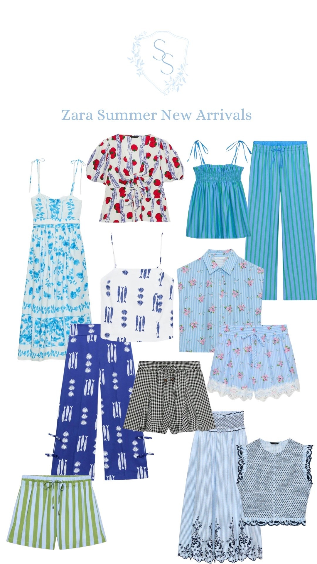 Zara Summer Collection - I can’t get enough of these colorful and fun new arrivals from Zara! The perfect vacation outfit or summer outfit for any occasion  - matching set / summer dress / fish print / European summer outfit / gingham / tomato print / floral ￼

#LTKootd #LTKSeasonal #LTKTravel