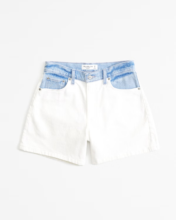 Curve Love High Rise Dad Short | Abercrombie & Fitch (US)