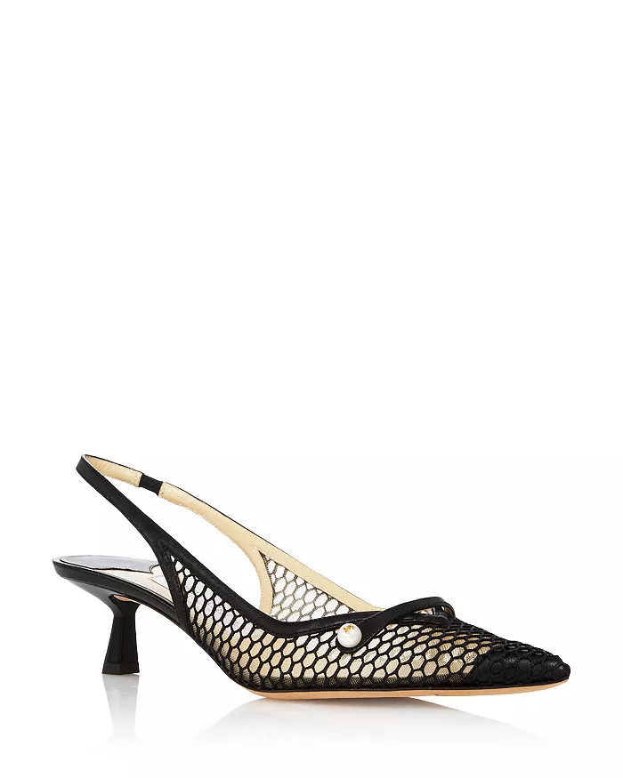 Women's Amita 45 Slingback Kitten Heel Pumps | Bloomingdale's (US)
