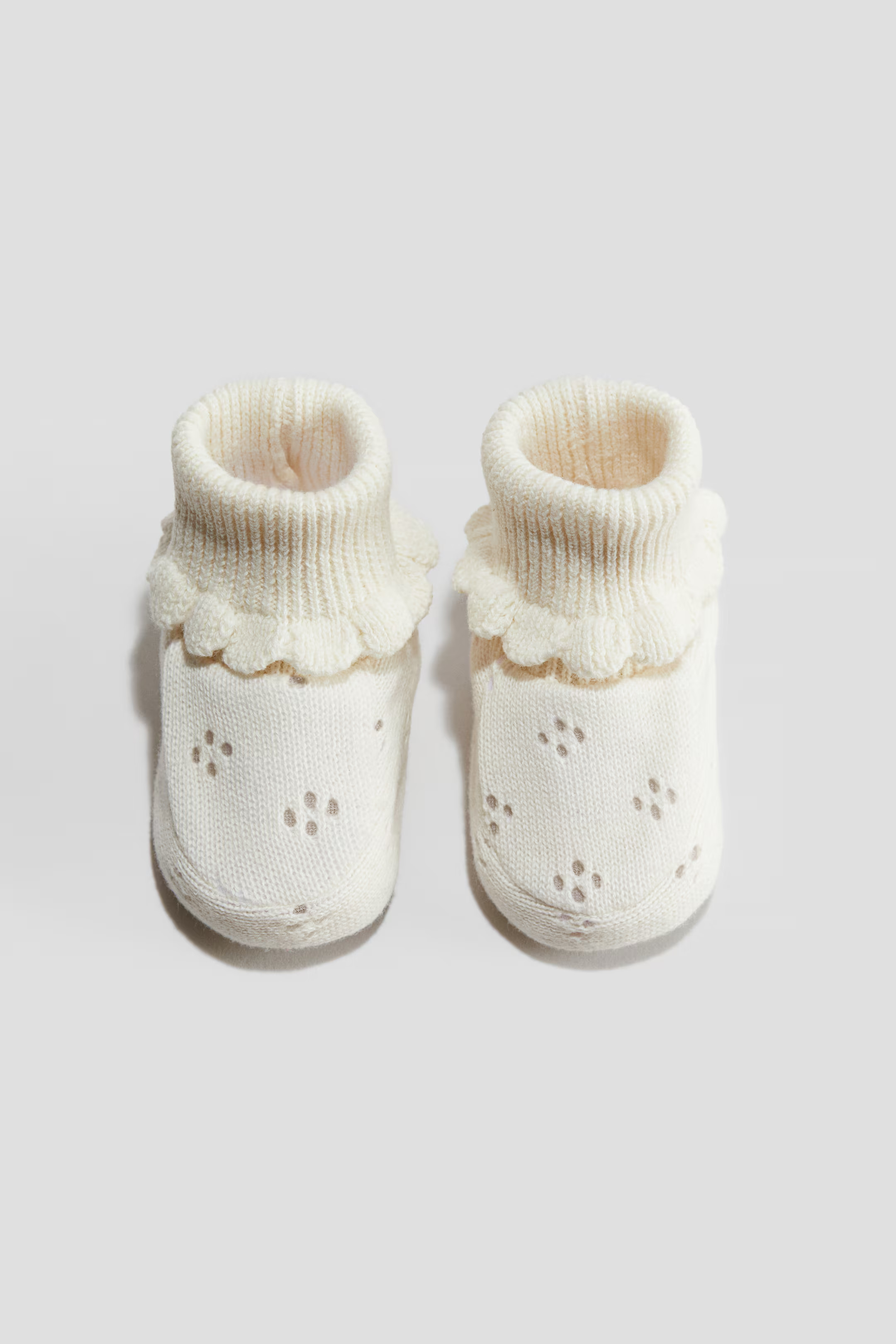 Cotton Knit Slipper Socks | H&M (US + CA)
