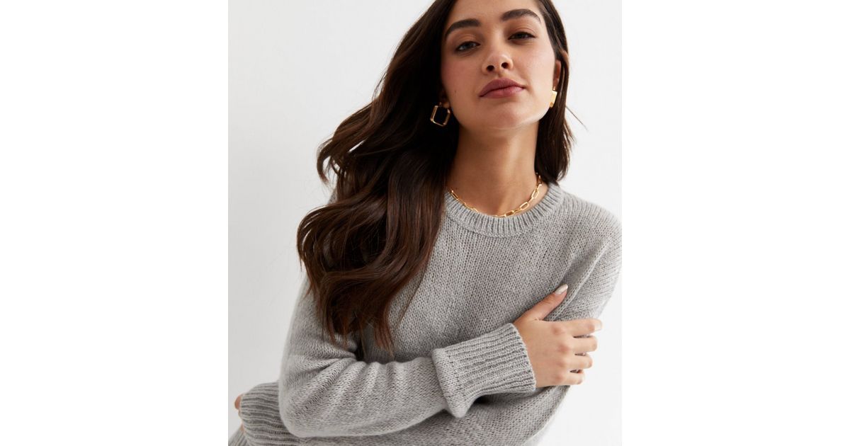 Grey Crew Neck Jumper
						
						Add to Saved Items
						Remove from Saved Items | New Look (UK)