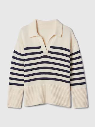 24/7 Split-Hem Polo Sweater | Gap (US)