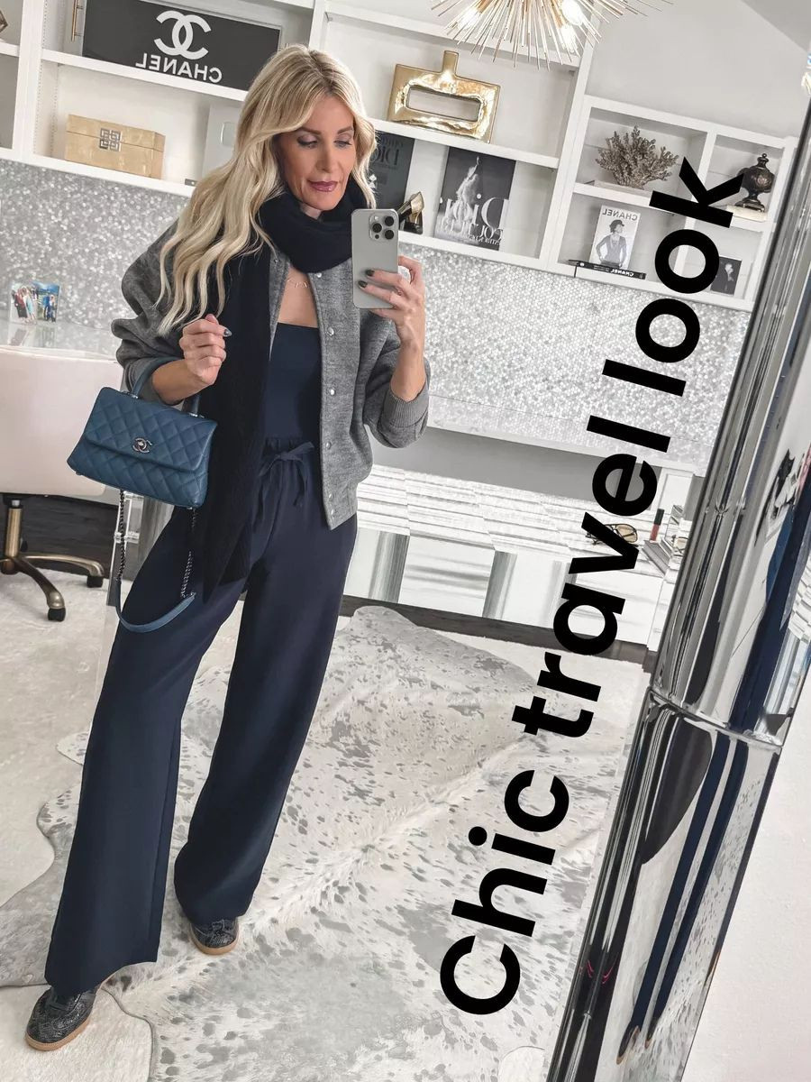 These viral Aritzia pants deserve ALL the hype 👏 Incredibly comfortable yet so chic—hands down the perfect travel pant. They come in tons of colors, are wrinkle-free (I took them straight out of the box and not a single wrinkle 😳), and they seriously feel amazing on. ✔️ Elastic waist ✔️ Pockets (always a win) ✔️ Perfect length — I’m 5’4” ✔️ Polished enough to dress up, comfy enough to wear all day I truly cannot say enough good things about these pants. Highly recommend. They run true to size — I’m wearing an XS. If you travel a lot or just want an elevated everyday pant, these are IT. ✨ 

 #LTKootd 

#LTKOver40 #LTKTravel