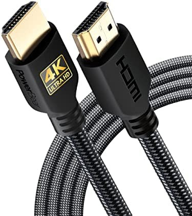 Amazon.com: PowerBear 4K HDMI Cable 10 ft | High Speed Hdmi Cables, Braided Nylon & Gold Connecto... | Amazon (US)