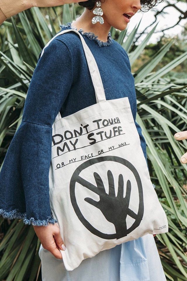 Third Drawer Down Don't Touch My Stuff Tote Bag x David Shrigley | Urban Outfitters (US and RoW)