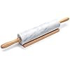 Fox Run Polished Marble Rolling Pin with Wooden Cradle, 10-Inch Barrel, White | Amazon (US)
