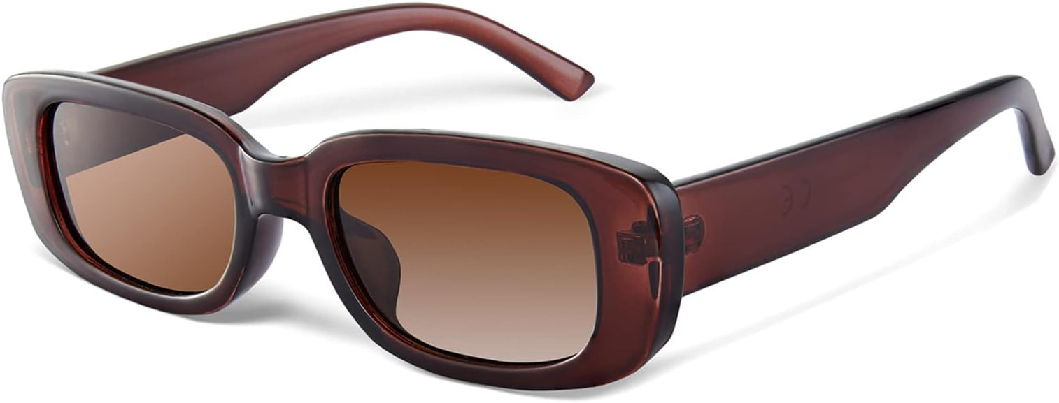 JASPIN Rectangle Sunglasses for Women Men Trendy Y2k Retro 90s Sun Glasses UV400 Protection Cool ... | Amazon (US)