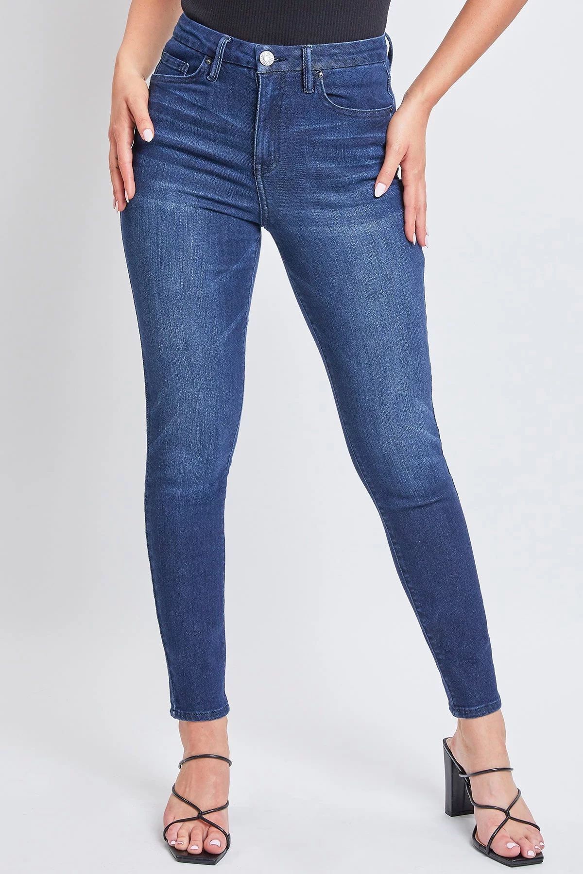 YMI Women’s High Rise Curvy Fit Skinny Jean | Walmart (US)