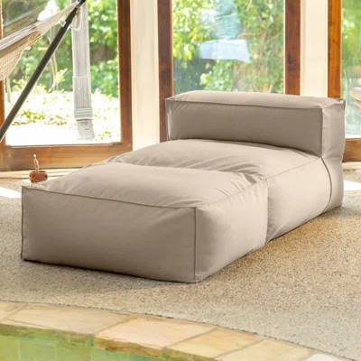 Mariabelen Outdoor Fabric Chaise Lounge with Sunbrella Cushions | Wayfair North America