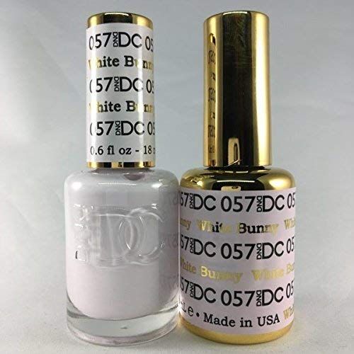 DND DC Duo Gel + Polish - 057 White Bunny | Amazon (US)