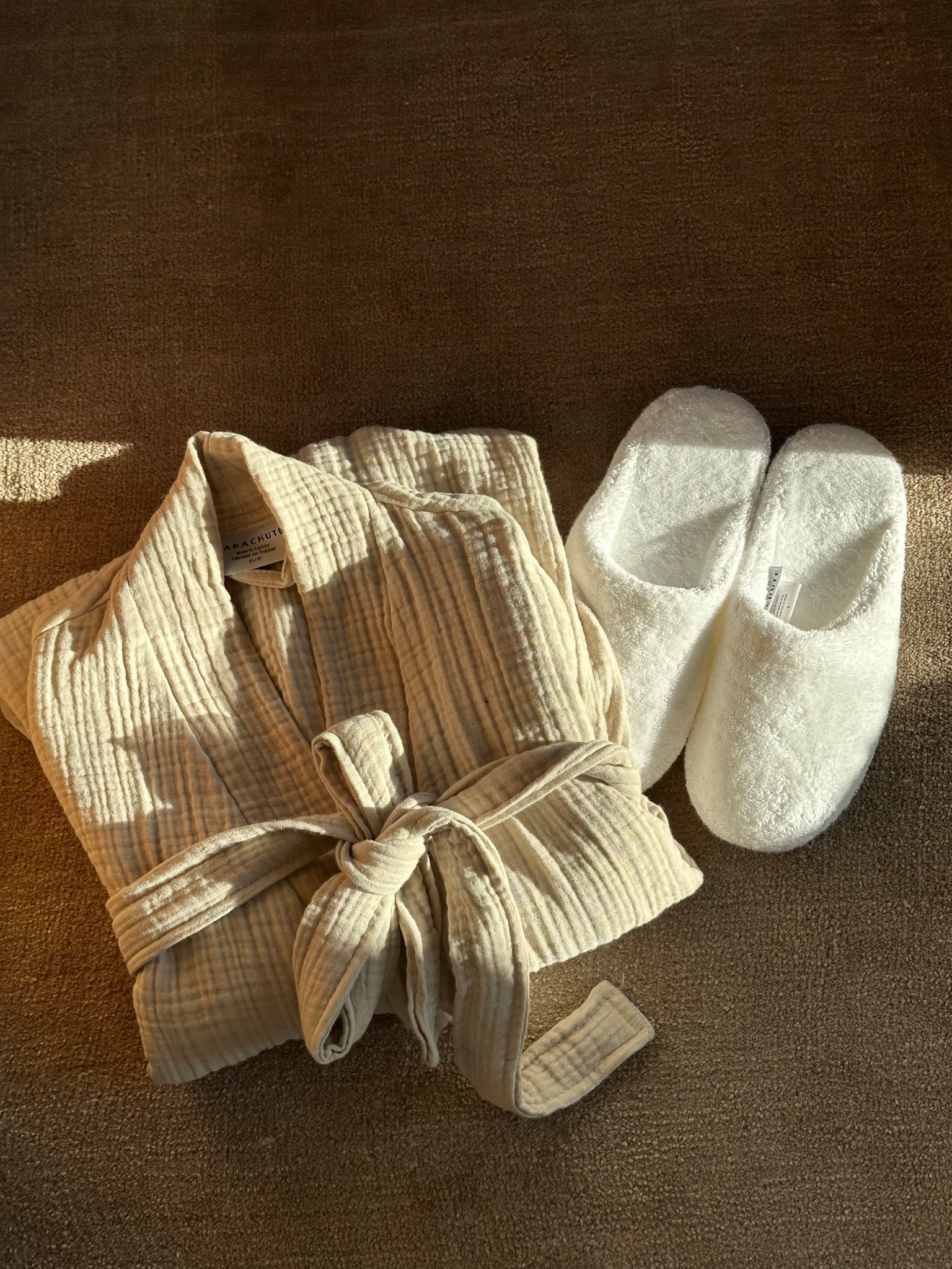 Cotton robe and slippers, on sale for Black Friday!

#LTKFindsUnder100 #LTKCyberWeek #LTKGiftGuide