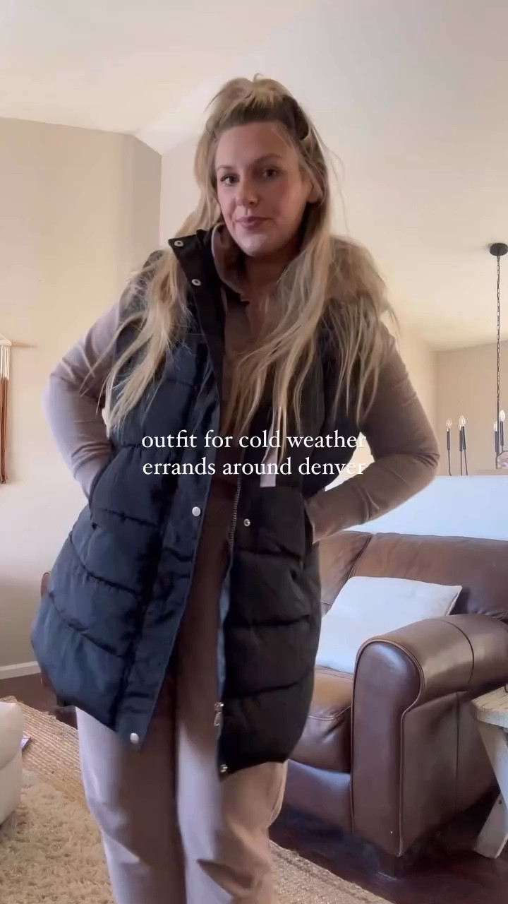 Cold weather outfit long puffer vest sweatsuit outfit travel outfit 

#LTKStyleTip #LTKWatchNow #LTKActive