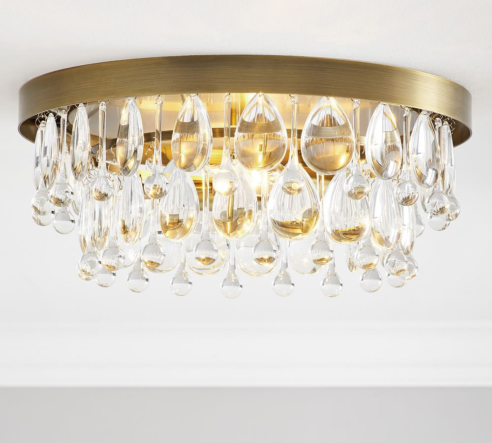 Clarissa Modern Flush Mount (15") | Pottery Barn (US)