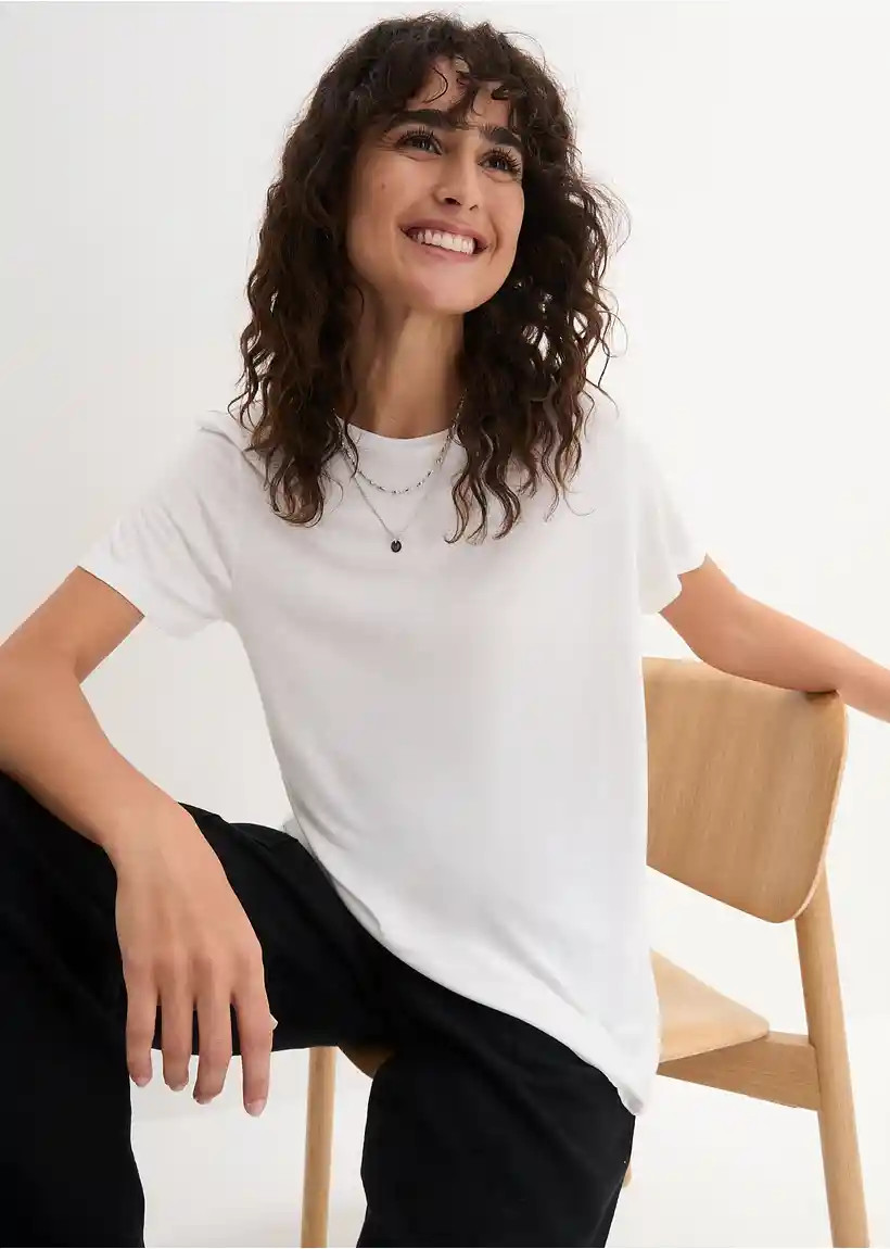 Longshirt aus softer Viskose | Bonprix DE