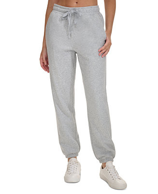 Calvin Klein Women's Fleece High Waist Drawstring Sweatpants - Macy's | Macy's
