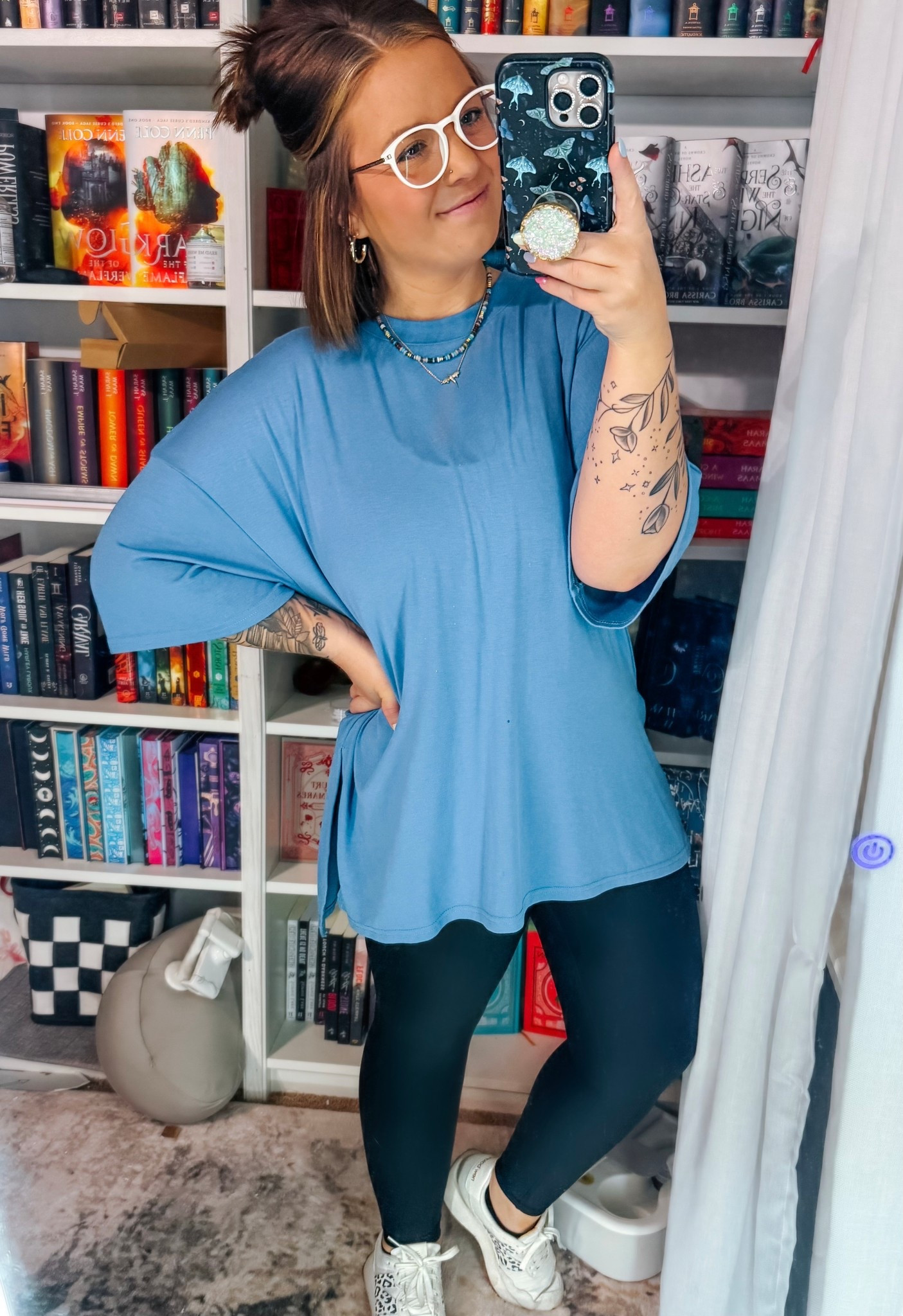 Comfy + cute for busy days! This oversized tee is buttery soft and the perfect length for leggings—teacher tested, mom approved! Linked the full fit on my LTK!
#LTKSpring #MomStyle #CasualOOTD #TeacherLife #LTKcurves #EverydayStyle #OversizedTee #LeggingsLook #LTKunder50

#LTKFindsUnder50 #LTKSaleAlert #LTKMidsize