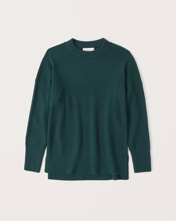 DreamLush Oversized Legging-Friendly Crew Sweater | Abercrombie & Fitch (US)