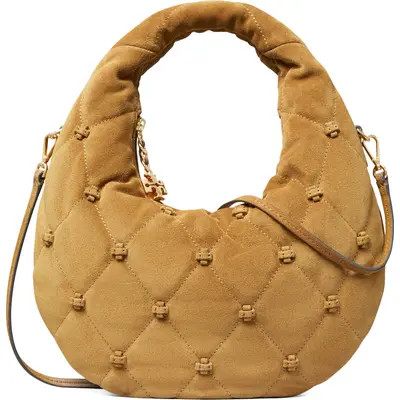 Bunny Knot Suede Top Zip Bag | Nordstrom
