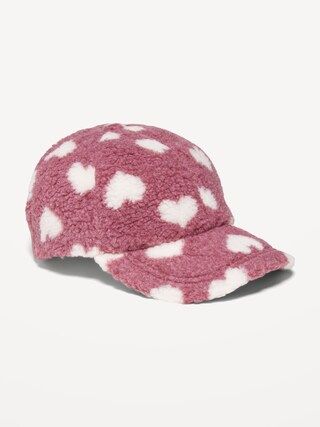 Cozy Sherpa Baseball Cap for Girls | Old Navy (US)