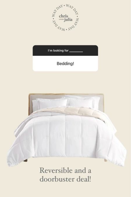 Best of Way Day:
Bedding

#LTKSaleAlert #LTKHome #LTKU