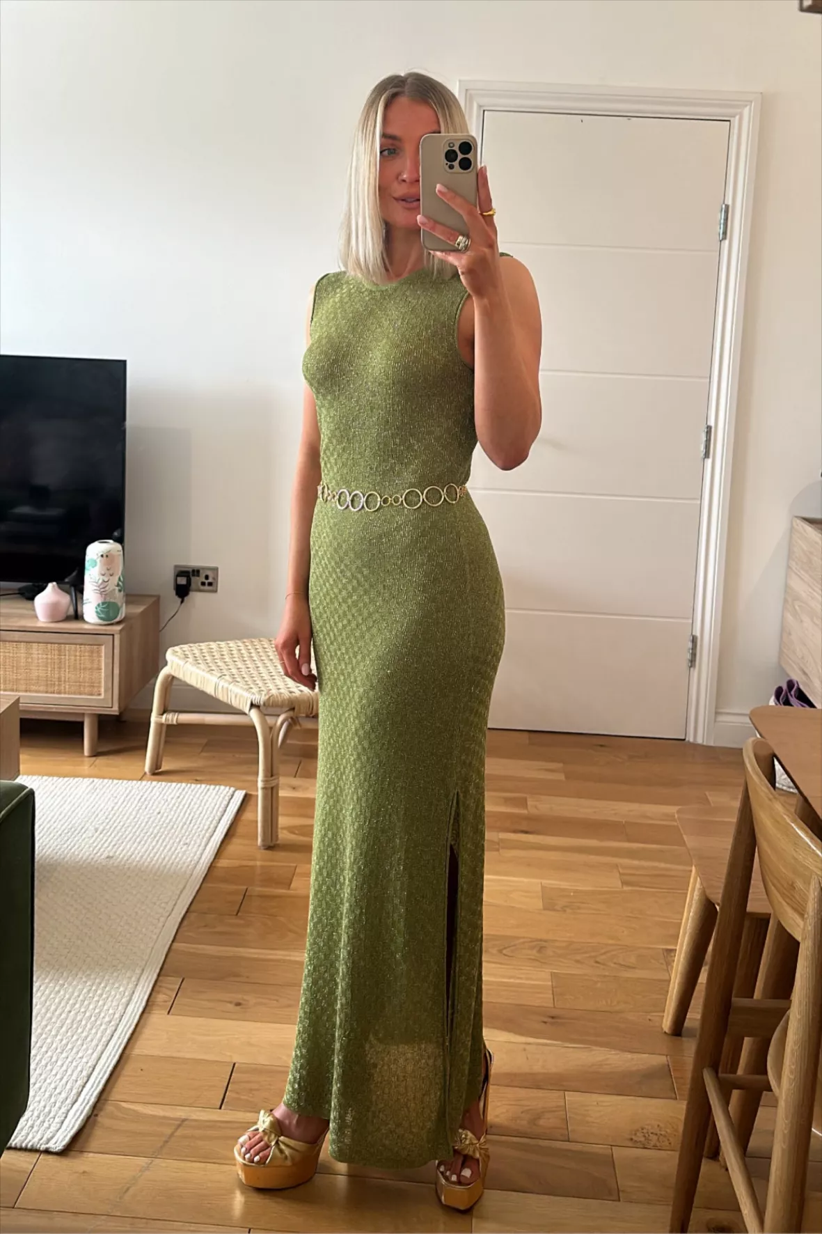 Grecian Lurex Maxi Dress Grecian Lurex Maxi Dress