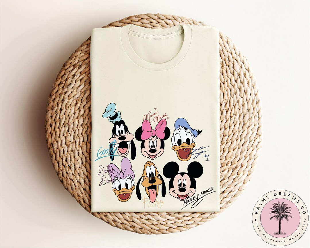 Cute Mickey and Friends Shirt, Disneyworld Shirt, Disney Mickey and Friends Shirt, Disney Ears Sh... | Etsy (US)