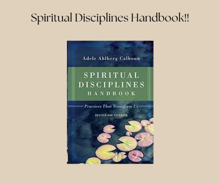 I absolutely love the spiritual disciplines handbook! This is from the things I am loving segment of season four episode 10 of The Healing Circle Podcast!