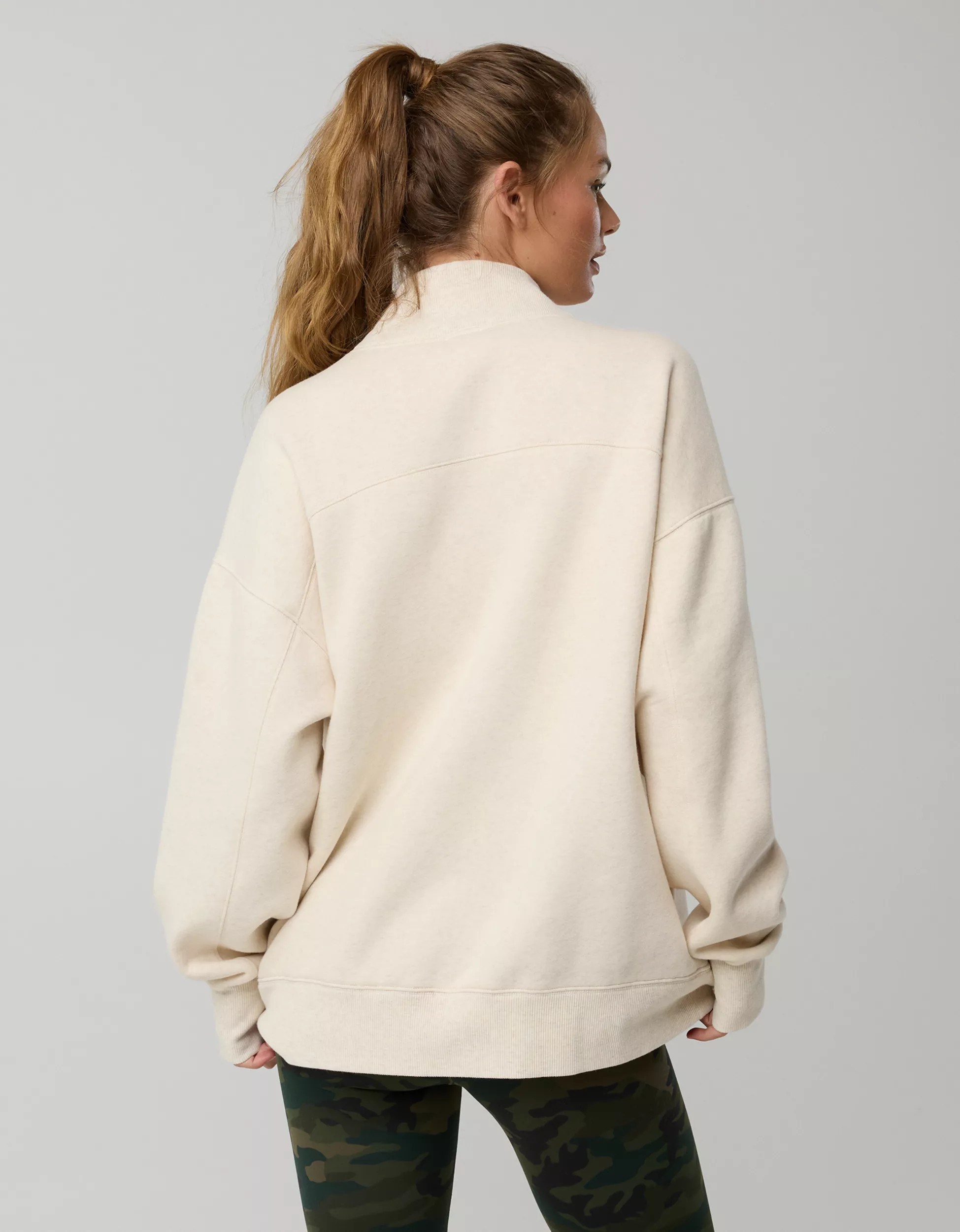 OFFLINE By Aerie Cloud Fleece Oversized Mockneck Sweatshirt | American Eagle Outfitters (US & CA)