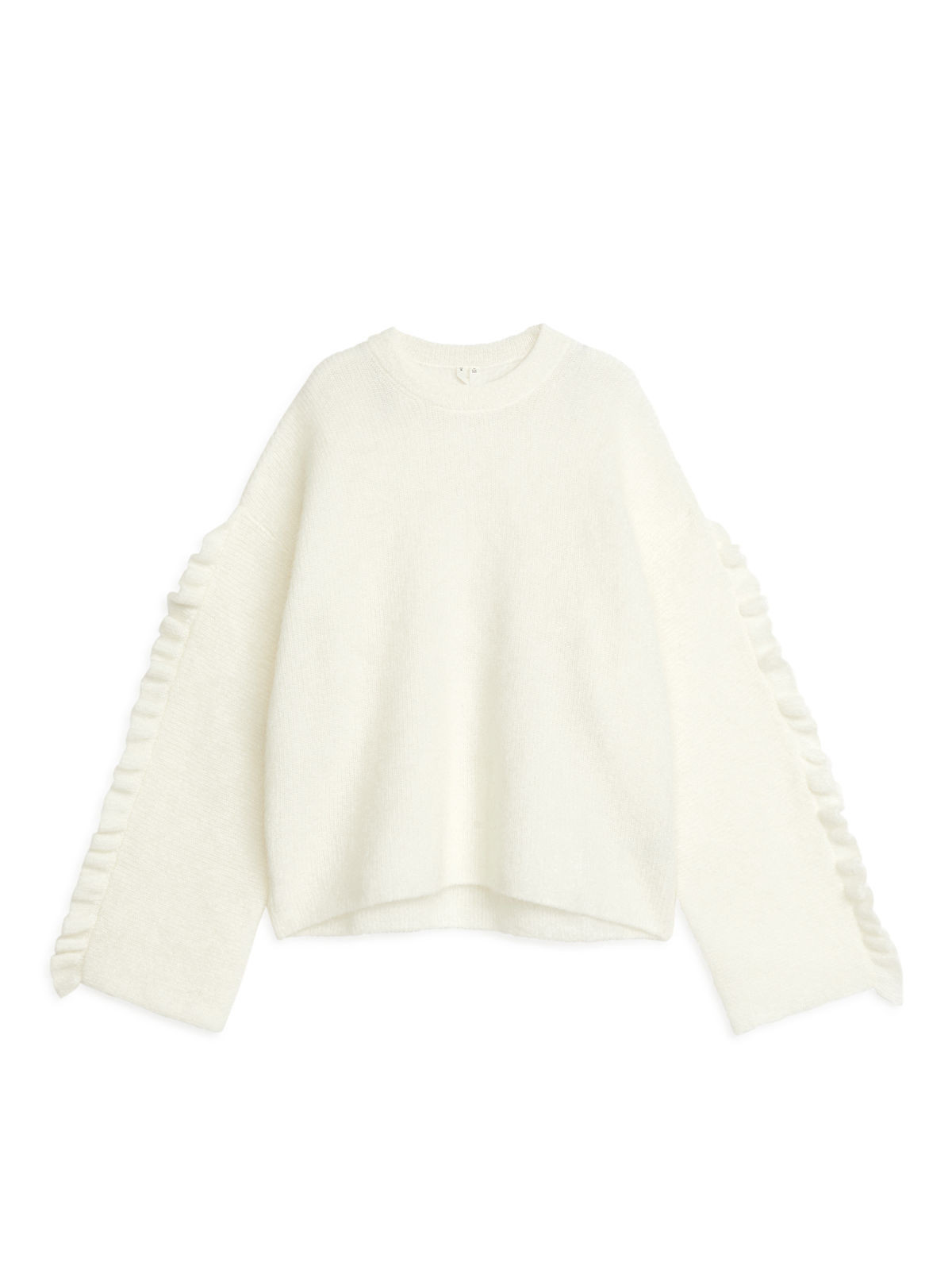Frill Mohair-Wool Blend Jumper | Arket UK