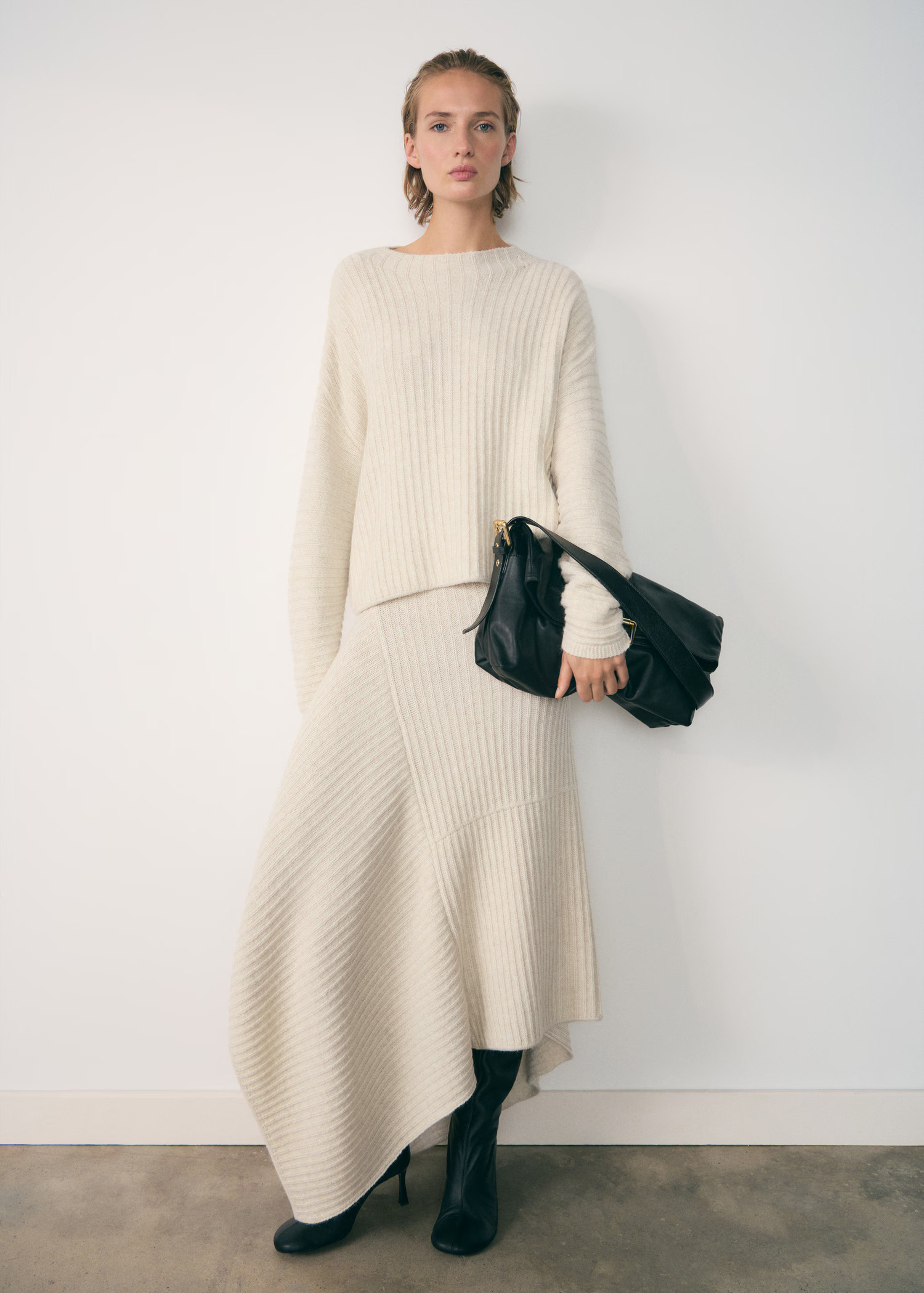 Perkins neck sweater with seams | Mango (US/MX/AU)