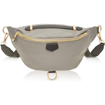 Zodaca Plus Size Fashion Grey Fashion Fanny Pack, Unisex Waist Bag with Adjustable Strap, 24-37 I... | Target