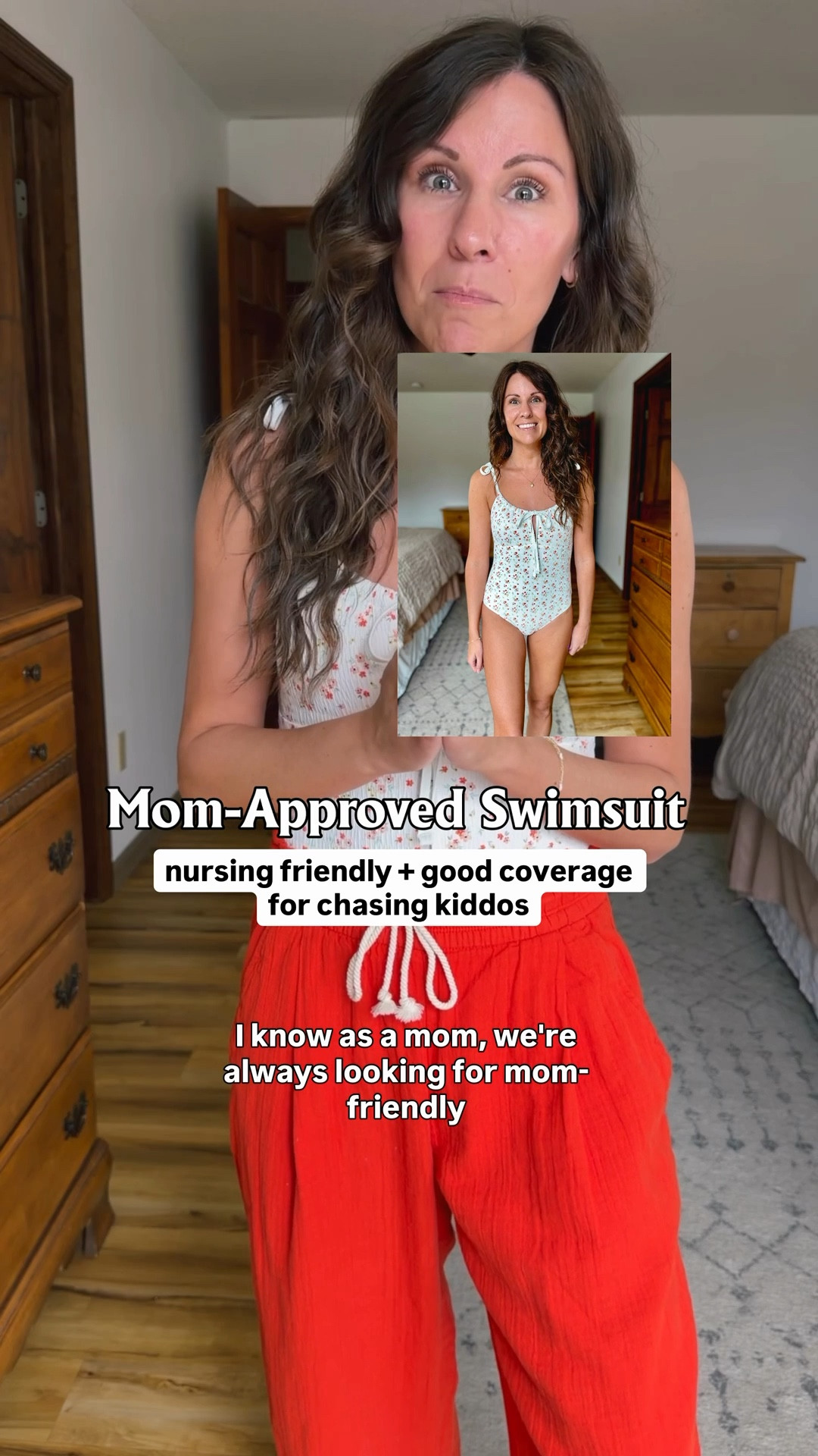 xs in this floral one piece swimsuit (so cute and nursing friendly because of the tie top!) and size xs petite in these gauze cotton pants. Size 6 in my croc sandals♥️



#LTKSwim #LTKPetite #LTKootd