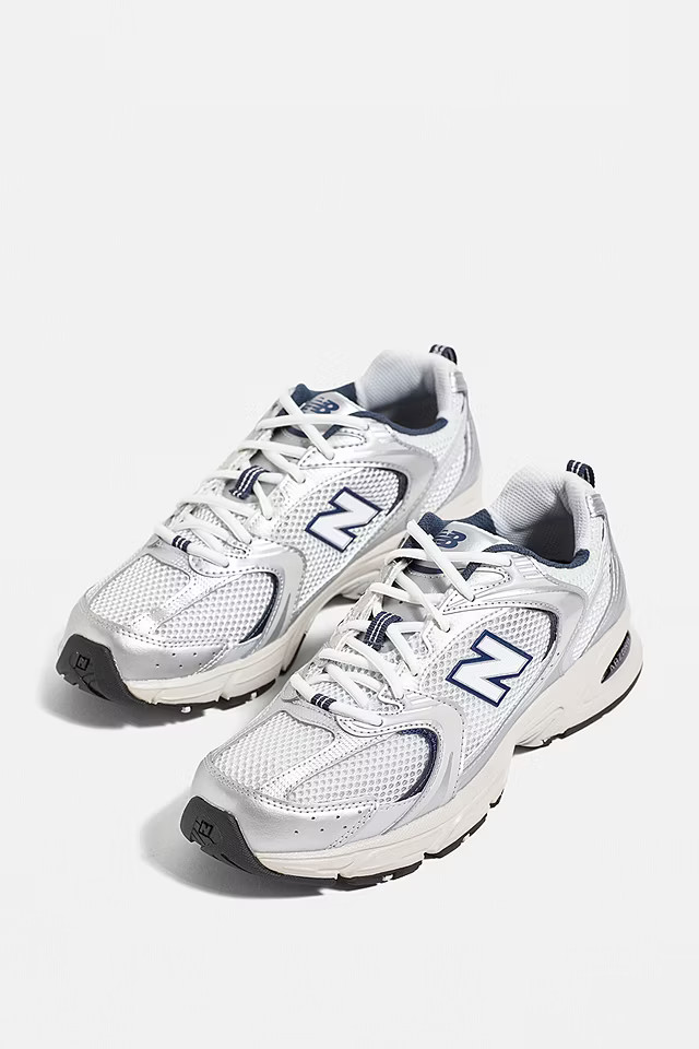 New Balance 530 White & Silver Trainers | Urban Outfitters (EU)