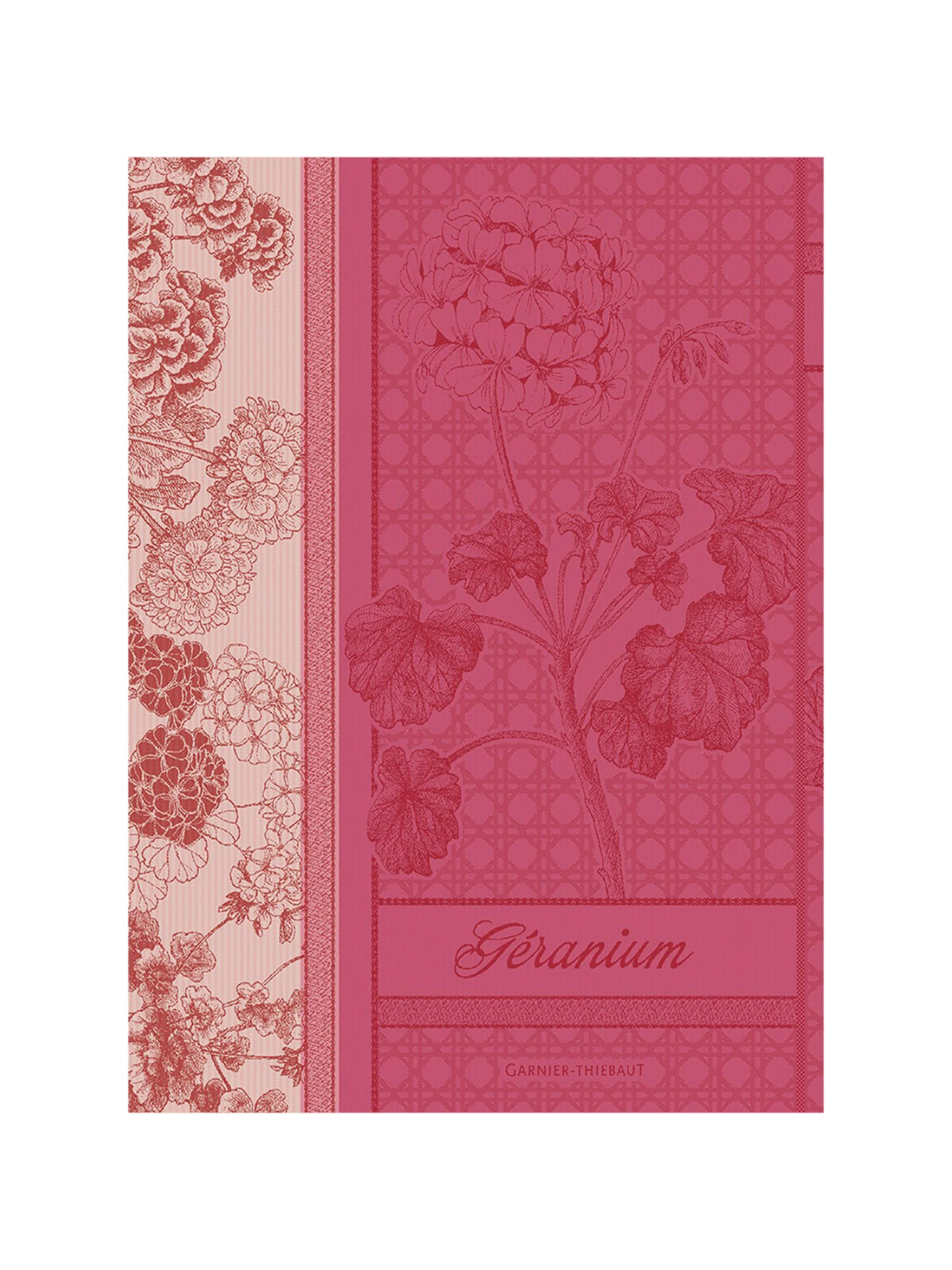 Garnier Thiebaut Geraniums Kitchen Towel | Weston Table