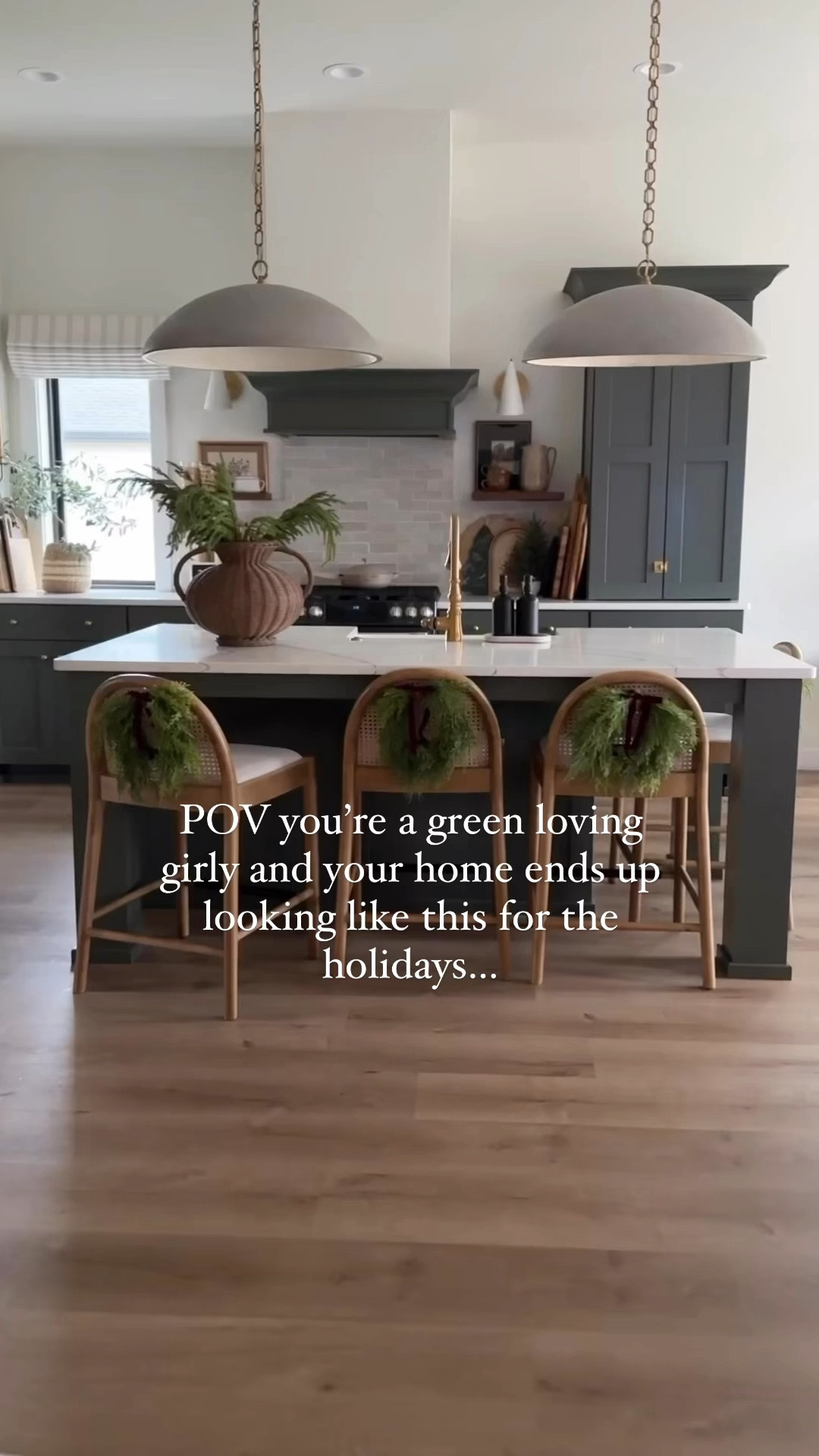 What can I say, I love green 😄 

The holidays are extra special around here with our green kitchen. It was made for the holidays, don’t ya think?! 

We’re not done decorating and are slowly adding more holiday touches throughout the upcoming weeks. Can’t wait to show you!

Follow @frengpartyof6 for more neutral home finds! 

#holidaydecorating #holidaydecor #christmasdecor #christmastree #affordablehomedecor #boujeeonabudget #organicmodern #livingroom #smalllivingroom #ltkhome 

#LTKHome #LTKHoliday #LTKSeasonal