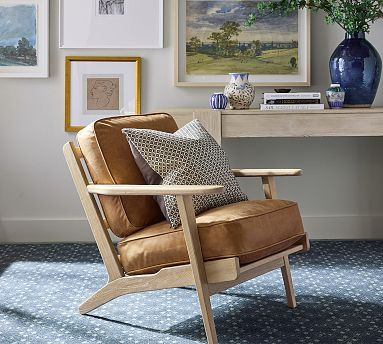 Raylan Leather Chair | Pottery Barn (US)