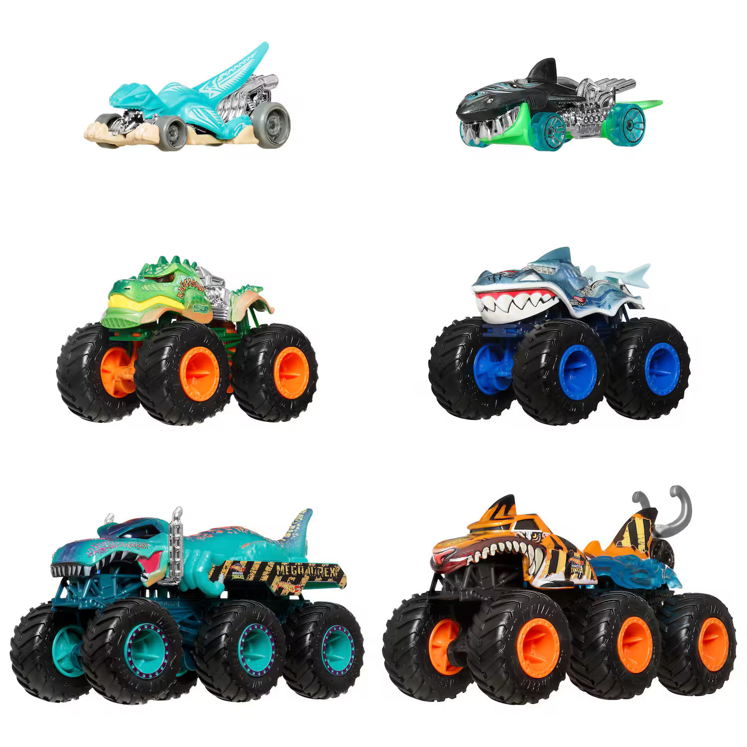 Hot Wheels - Monster Trucks Sharks vs Dinos Multipack | Best Buy U.S.