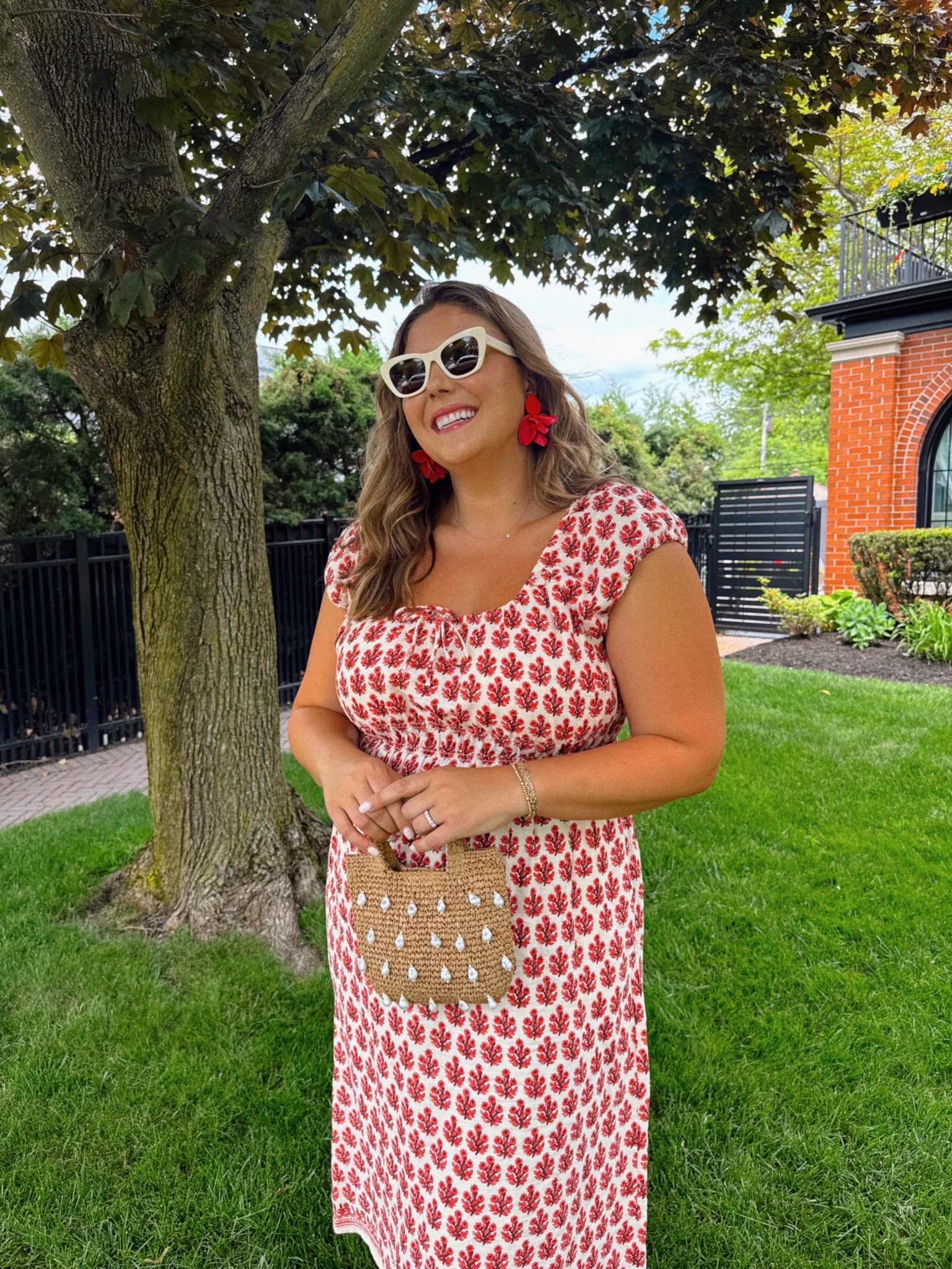 Summer outfit, 4th of July outfit, July 4th, vacation outfit. Wearing size XXL in dress. Use CARALYNM at Cakes Body. Use CARALYN20 at Shapermint.

#LTKStyleTip #LTKMidsize #LTKSaleAlert