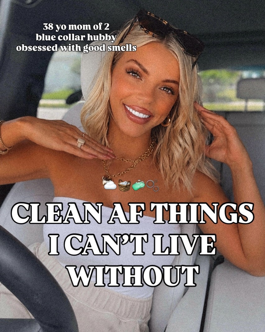Type “CLEAN AF” and I’ll send a DM with my holy grail cleaning faves + hacks to make your life easier!🧺🫧🧼☁️ 

as a 38 yo mom of 3 who just wants her family to put sh*t back where they found it and cares more about her house smelling clean that actually being clean 🤣👀 these are some of my favorite cleaning products that I always have on hand! Do you have any favorite cleaning hacks or tips?! Drop a comment for us! 🤍

#cleaninghacks #cleanaf #cleaningtipsandtricks #favoritethings #amazonfinds  @amazon