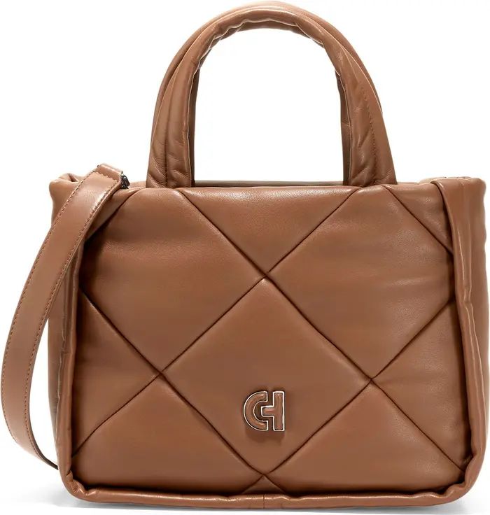 Quilted Leather Top Handle Tote Bag | Nordstrom Rack