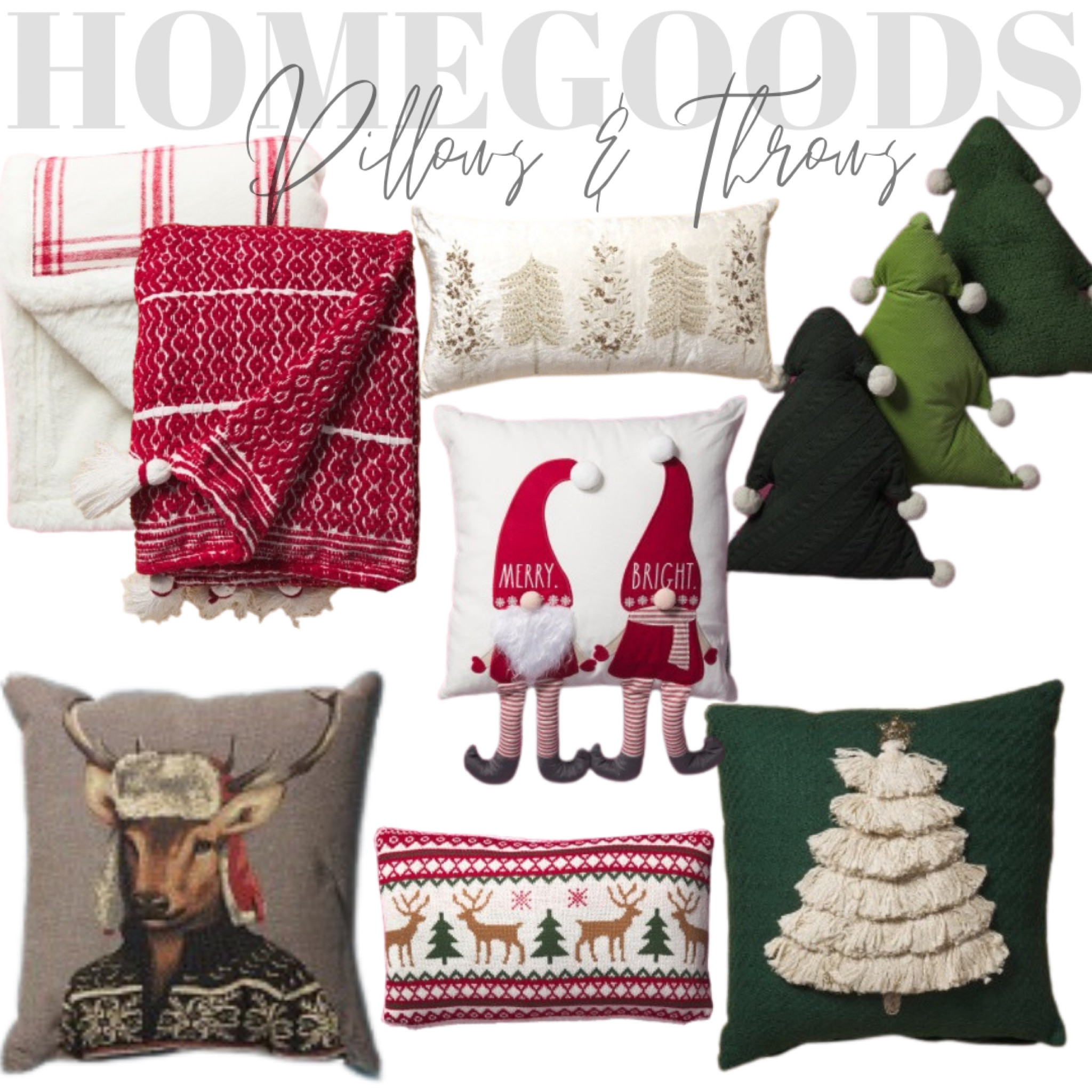 Home Goods holiday pillows, Christmas pillows 

#LTKHoliday #LTKhome #LTKunder50