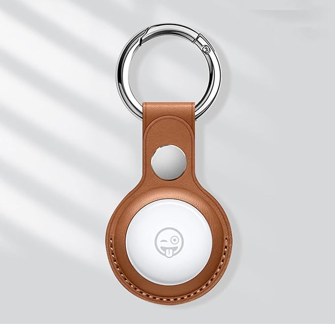 Apple AirTag Holder with Keychain, 1 Pack Air Tag Holder with Anti-Lost Keychain Compatible with ... | Amazon (US)