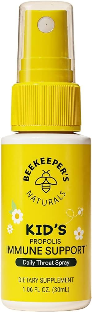Kids Propolis Throat Spray - Natural Immune Support & Sore Throat Relief - by BEEKEEPER'S NATURAL... | Amazon (US)