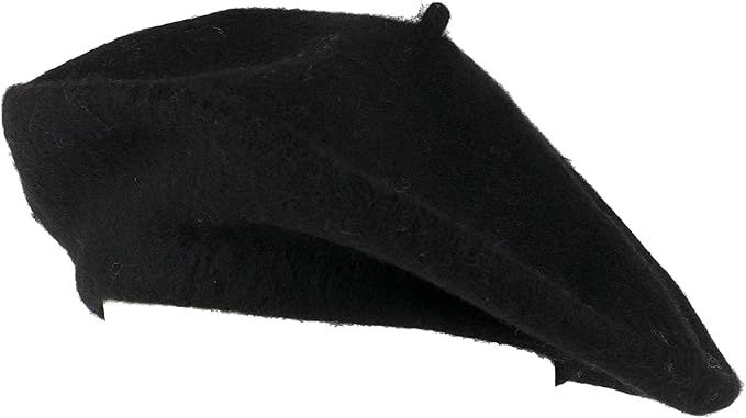 Hat To Socks Wool Blend French Beret for Men and Women in Plain Colours | Amazon (US)