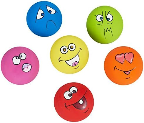 Coricorsu Dog Toy, Squeaky Dog Toys Funny Face Chewing Latex Rubber Soft Fetch Play Interactive D... | Amazon (US)