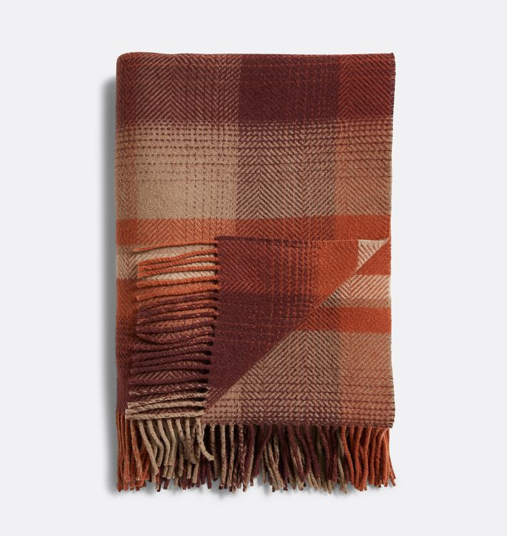 Plaid Wool Throw | Rejuvenation