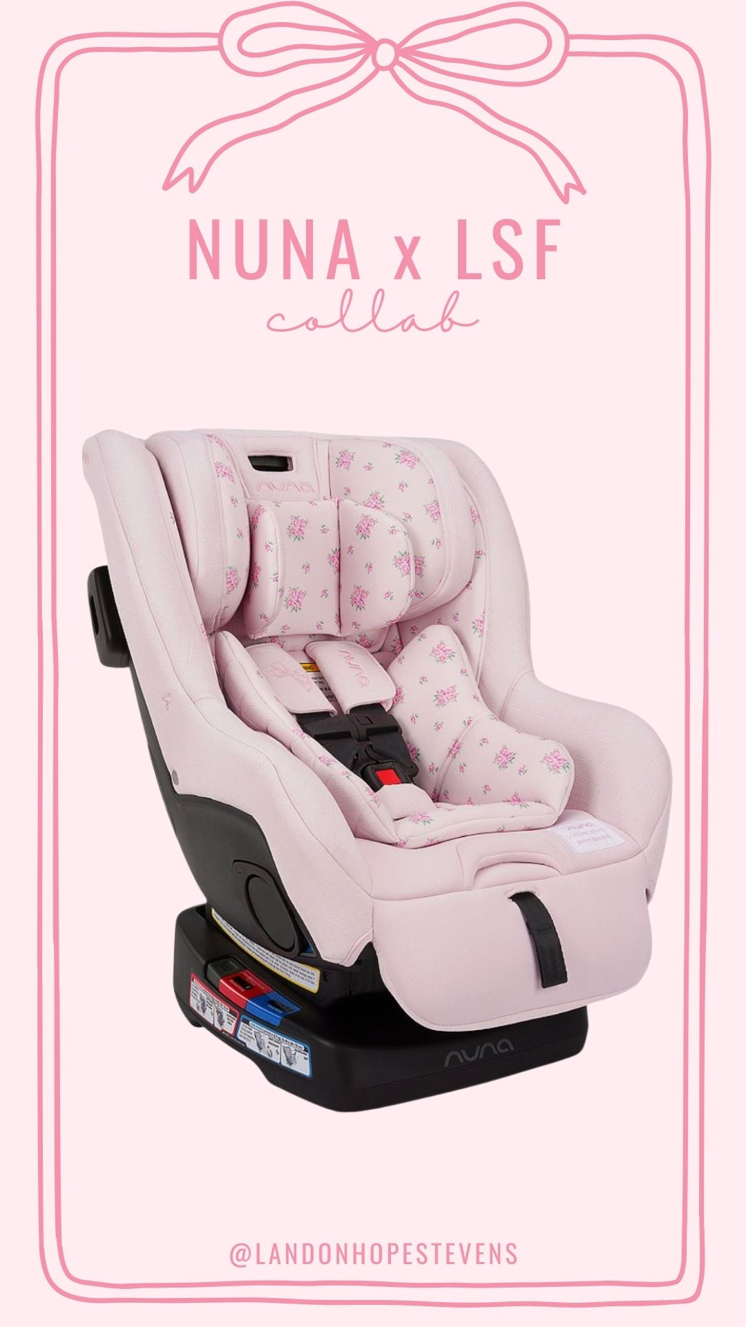 I’m late to the party here but I’m OBSESSED with the Nuna x Love Shack Fancy collab! Just ordered 2 for my girls 😍🌸✨

LoveShackFancy / Love Shack Fancy collabs / Nuna Car Seat / cute car seats / mom must haves

#LTKKids #LTKmomlife #LTKBaby