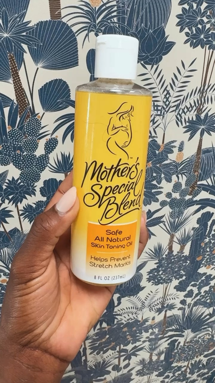 No chemicals, preservatives, artificial colors or perfumes
Tones skin and helps prevent stretch marks
Rich, natural ingredients
Excellent for massage. Please note: Color changes from clear to cloudy are normal due to extreme cold temperatures and easily remedied by placing the bottle with the cap sealed in hot water for 5-10 minutes
Apply daily after a bath or shower when skin is warm and moist

#LTKbaby #LTKbump #LTKbeauty